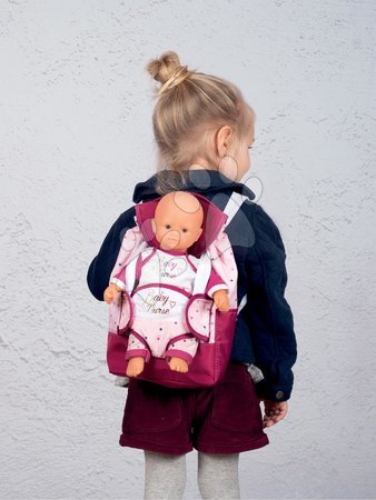 Puppenzubehör - Rucksack mit Tragetasche für 42 cm Puppe Violette Baby Nurse Smoby_1