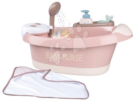 Baby Nurse - Babakád zuhanyfejből folyó vízzel Balneo Bath Natur D'Amour Baby Nurse Smoby_1