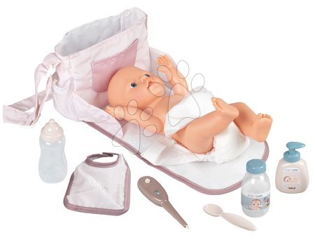 Doplňky pro panenky - Přebalovací taška s plenkou Changing Bag Natur D'Amour Baby Nurse Smoby