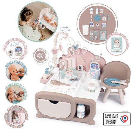 Hišice za dojenčke - Hišica Cocoon Nursery Natur D'Amour Baby Nurse Smoby_1