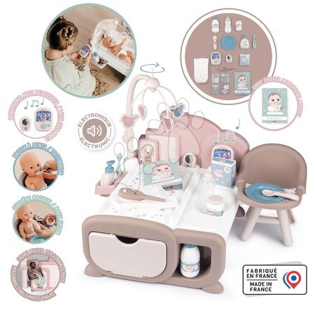 Játékbabák gyerekeknek - Babacenter Cocoon Nursery Natur D'Amour Baby Nurse Smoby_1