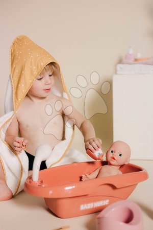 Puppenzubehör - Badewanne mit Töpfchen – Bath Set & Accessories Soft Baby Nurse Smoby  - 6