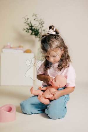 Puppenzubehör - Badewanne mit Töpfchen – Bath Set & Accessories Soft Baby Nurse Smoby  - 9