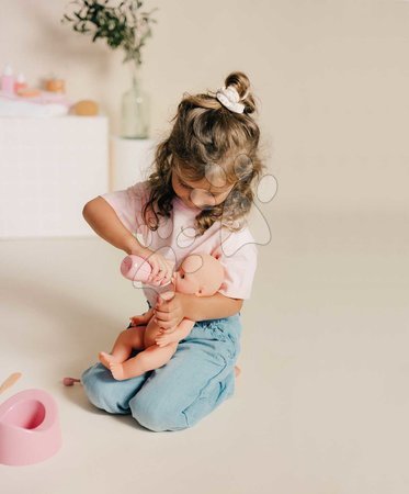 Puppenzubehör - Badewanne mit Töpfchen – Bath Set & Accessories Soft Baby Nurse Smoby  - 11