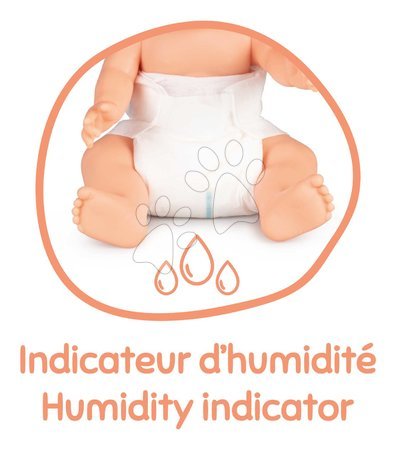 Puppenzubehör - Plienky pampersky 4 kusy Nappies Baby Nurse Smoby - 2