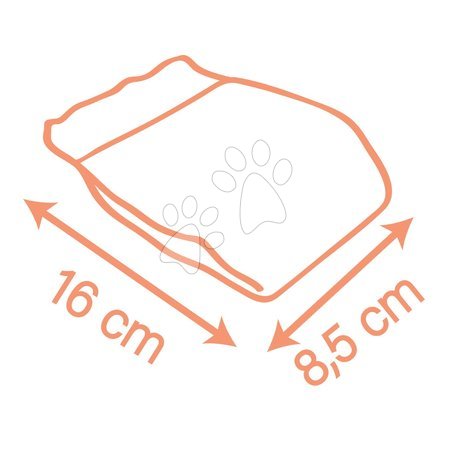 Puppenzubehör - Plienky pampersky 4 kusy Nappies Baby Nurse Smoby - 7