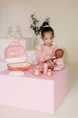 Puppenzubehör - Köfferchen mit Wickelzubehör  Vanity Soft Baby Nurse Smoby - 12
