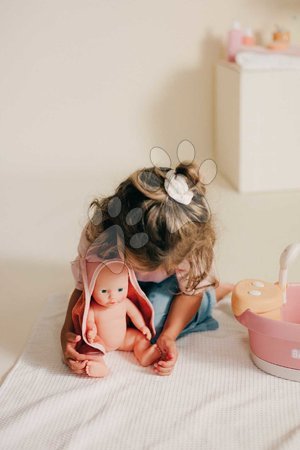 Puppenzubehör - Badewanne mit funktionierender Dusche Balneo Bath Soft Baby Nurse Smoby - 9