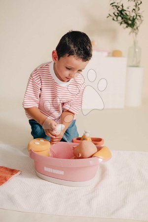 Puppenzubehör - Badewanne mit funktionierender Dusche Balneo Bath Soft Baby Nurse Smoby - 11