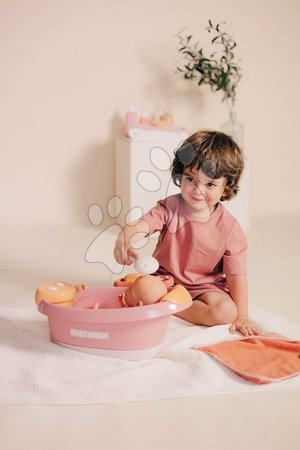 Puppenzubehör - Badewanne mit funktionierender Dusche Balneo Bath Soft Baby Nurse Smoby - 16