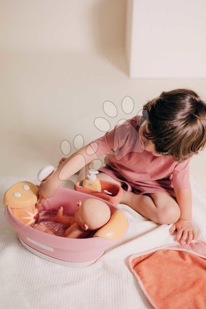 Puppenzubehör - Badewanne mit funktionierender Dusche Balneo Bath Soft Baby Nurse Smoby - 17