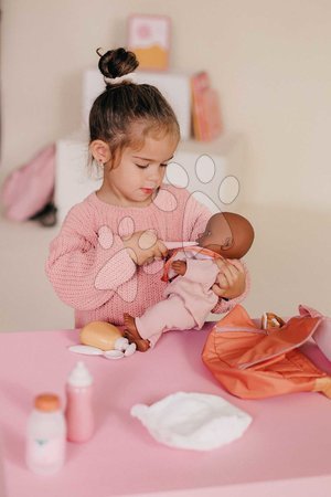 Doplnky pre bábiky - Prebaľovacia taška s plienkou a fľaškou Changing Bag Soft Baby Nurse Smoby - 15