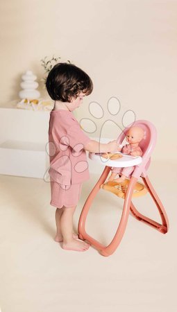 Puppenhochstühle - Hochstuhl mit bunten Ringen Highchair Soft Baby Nurse von Smoby - 4