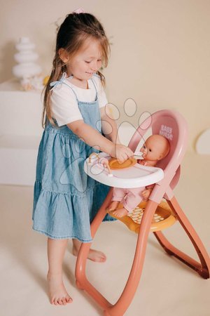 Puppenhochstühle - Hochstuhl mit bunten Ringen Highchair Soft Baby Nurse von Smoby - 8