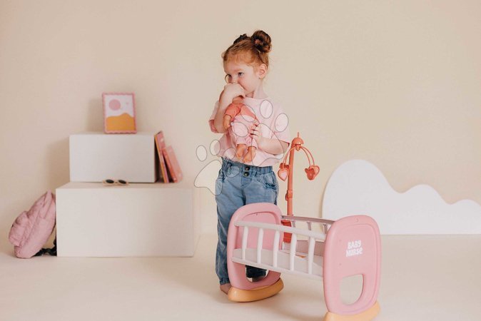 Puppenbetten und Wiegen - Wiege mit Mobile Baby’s Cot Soft Baby Nurse von Smoby - 9