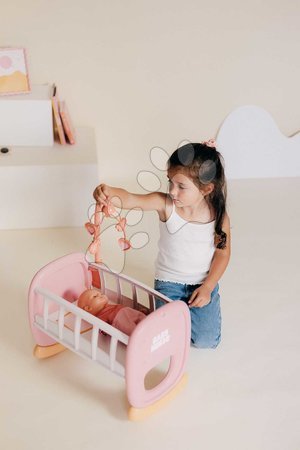 Puppenbetten und Wiegen - Wiege mit Mobile Baby’s Cot Soft Baby Nurse von Smoby - 12