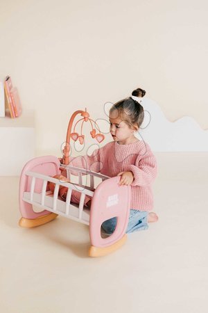 Puppenbetten und Wiegen - Wiege mit Mobile Baby’s Cot Soft Baby Nurse von Smoby - 13