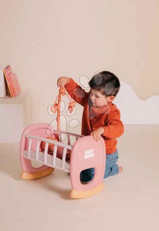 Puppenbetten und Wiegen - Wiege mit Mobile Baby’s Cot Soft Baby Nurse von Smoby - 14