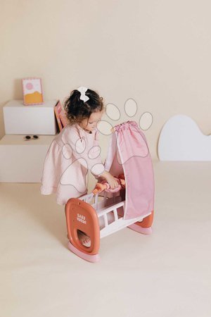 Puppenbetten und Wiegen - Wiege mit Stoffhimmel Cradle Soft Baby Nurse von Smoby - 5