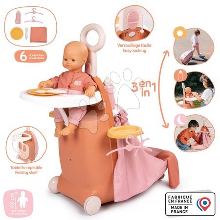 Smoby | Seite 84 - Wickelkoffer mit Bettchen auf Rädern 3-in-1 Nursery Soft Baby Nurse Smoby_1