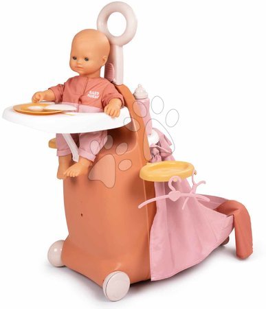Puppen  | Seite 5 - Wickelkoffer mit Bettchen auf Rädern 3-in-1 Nursery Soft Baby Nurse Smoby