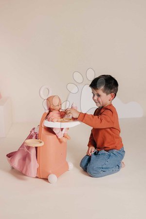 Puppenhäuser - Wickelkoffer mit Bettchen auf Rädern 3-in-1 Nursery Soft Baby Nurse Smoby - 18