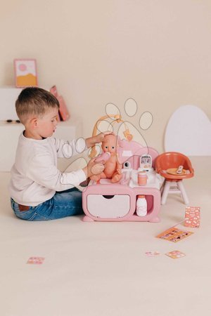 Puppenhäuser - Elektronisches Puppenhaus Cocoon Nursery Soft Baby Nurse Smoby - 13