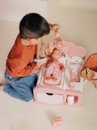 Puppenhäuser - Elektronisches Puppenhaus Cocoon Nursery Soft Baby Nurse Smoby - 17