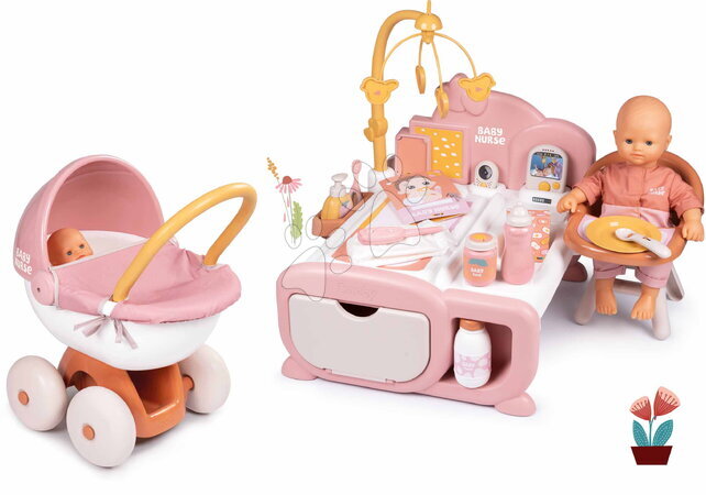 Puppen  | Seite 2 - Elektronisches Puppenhaus-Set Cocoon Nursery Soft Baby Nurse Smoby