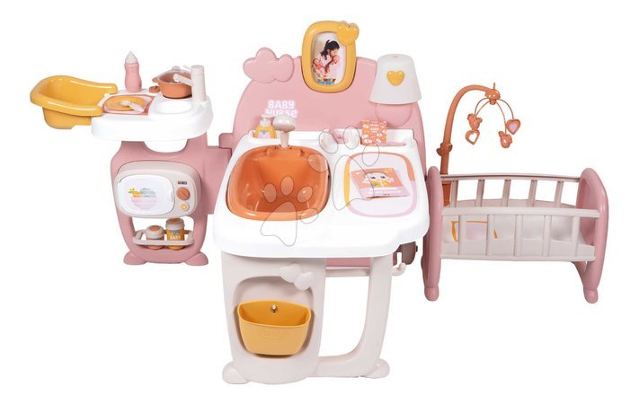 Baby Nurse | Seite 2 - Dreiflügeliges Puppenhaus Large Doll's Play Center Soft Baby Nurse Smoby