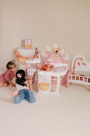 Puppenhäuser - Dreiflügeliges Puppenhaus Large Doll's Play Center Soft Baby Nurse Smoby - 27