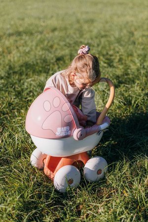 Puppenwagen ab 18 Monaten - Puppenwagen mit Textilausstattung Pram Soft Baby Nurse Smoby - 4