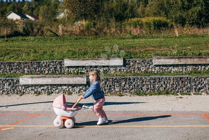 Puppenwagen ab 18 Monaten - Puppenwagen mit Textilausstattung Pram Soft Baby Nurse Smoby - 7