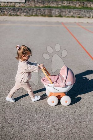 Puppenwagen ab 18 Monaten - Puppenwagen mit Textilausstattung Pram Soft Baby Nurse Smoby - 10