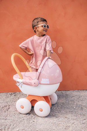 Puppenwagen ab 18 Monaten - Puppenwagen mit Textilausstattung Pram Soft Baby Nurse Smoby - 20
