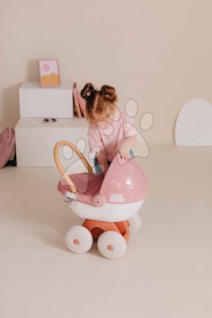 Puppenwagen ab 18 Monaten - Puppenwagen mit Textilausstattung Pram Soft Baby Nurse Smoby - 21