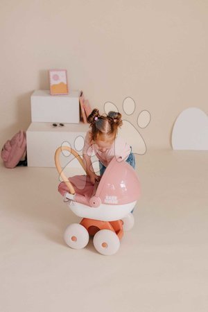 Puppenwagen ab 18 Monaten - Puppenwagen mit Textilausstattung Pram Soft Baby Nurse Smoby - 22