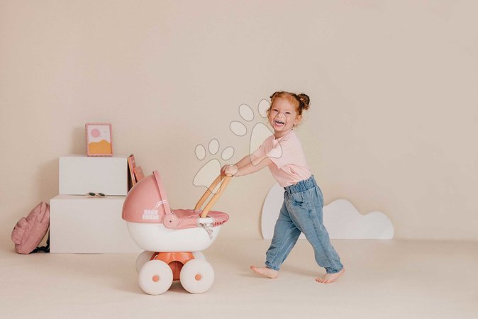 Puppenwagen ab 18 Monaten - Puppenwagen mit Textilausstattung Pram Soft Baby Nurse Smoby - 24