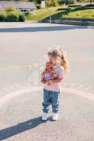 Puppenzubehör - Puppen-Babytrage mit verstellbaren Gurten – Carrier Soft Baby Nurse von Smoby - 7