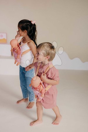 Puppenzubehör - Puppen-Babytrage mit verstellbaren Gurten – Carrier Soft Baby Nurse von Smoby - 14