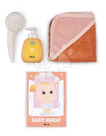 Puppenzubehör - Badezimmer mit funktionierender Dusche für Puppen Shower Soft Baby Nurse Smoby - 2