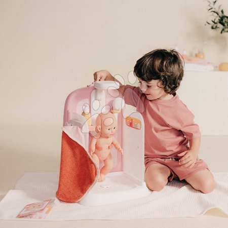 Puppenzubehör - Badezimmer mit funktionierender Dusche für Puppen Shower Soft Baby Nurse Smoby - 8