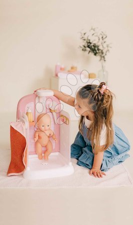 Puppenzubehör - Badezimmer mit funktionierender Dusche für Puppen Shower Soft Baby Nurse Smoby - 9
