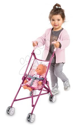 Baby Nurse - Zestaw wózek spacerowy dla lalki Violette Baby Nurse Smoby z lalką (uchwyt 58 cm)_1