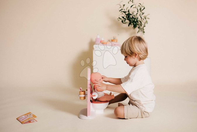Puppenhäuser - Puppen-Badezimmer mit Toilette Toilets Soft Baby Nurse Smoby - 6