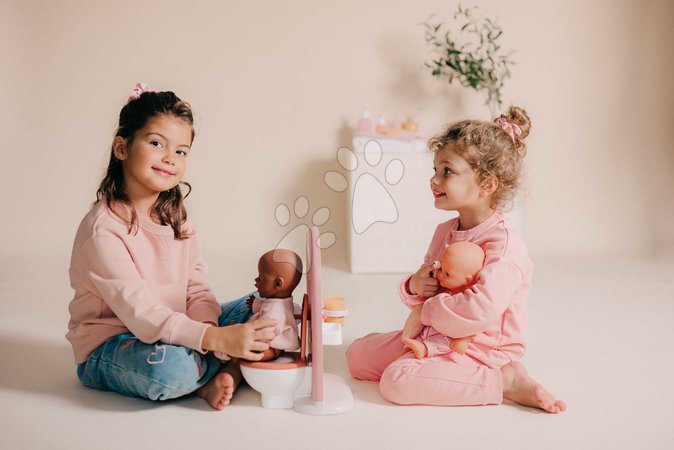 Puppenhäuser - Puppen-Badezimmer mit Toilette Toilets Soft Baby Nurse Smoby - 9