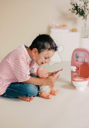 Puppenhäuser - Puppen-Badezimmer mit Toilette Toilets Soft Baby Nurse Smoby - 18