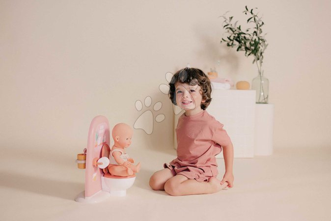 Puppenhäuser - Puppen-Badezimmer mit Toilette Toilets Soft Baby Nurse Smoby - 21