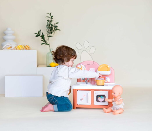 Puppenhäuser - Küchenherd für Puppen Baby Nurse Kitchen Smoby - 3