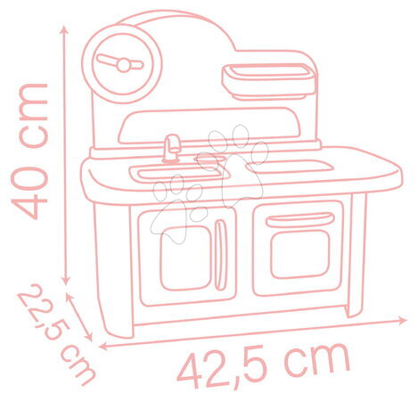 Puppenhäuser - Küchenherd für Puppen Baby Nurse Kitchen Smoby - 14